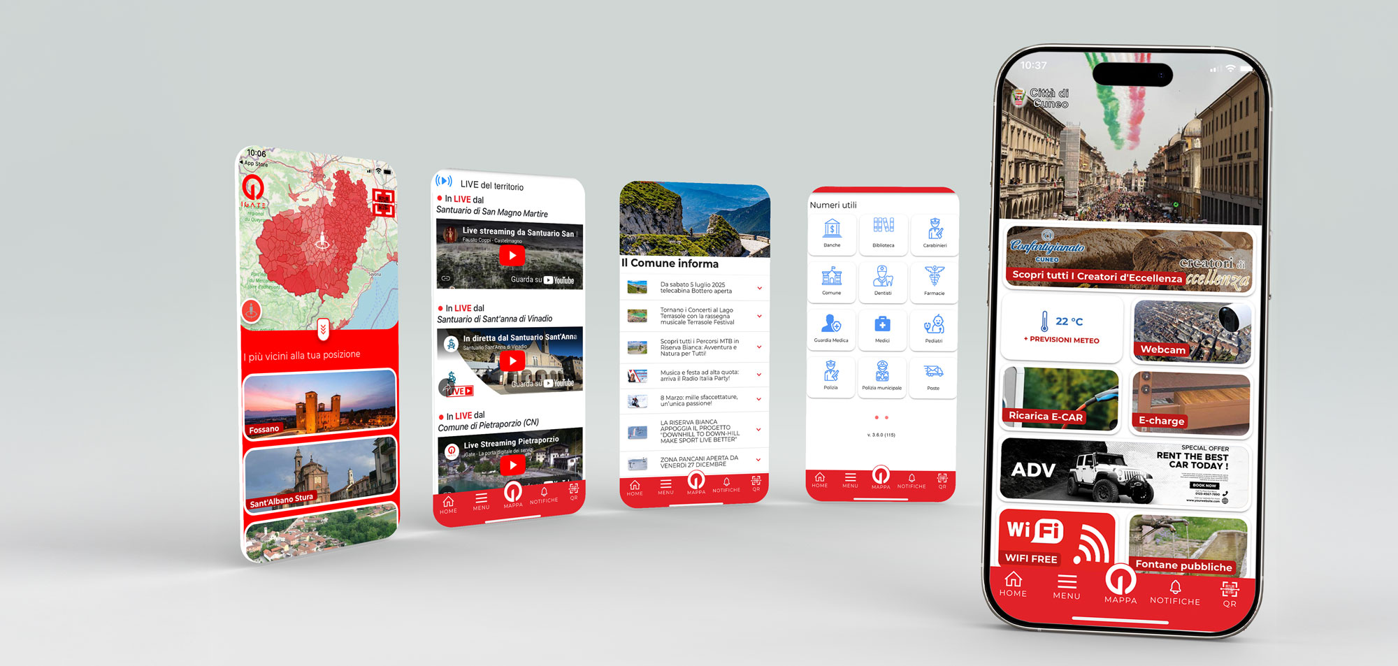 App i-Gate Caratteristiche